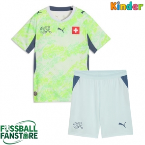 Schweiz Replik Auswärtstrikot Kinder WM 2026 Kurzarm (+ Kurze Hosen)